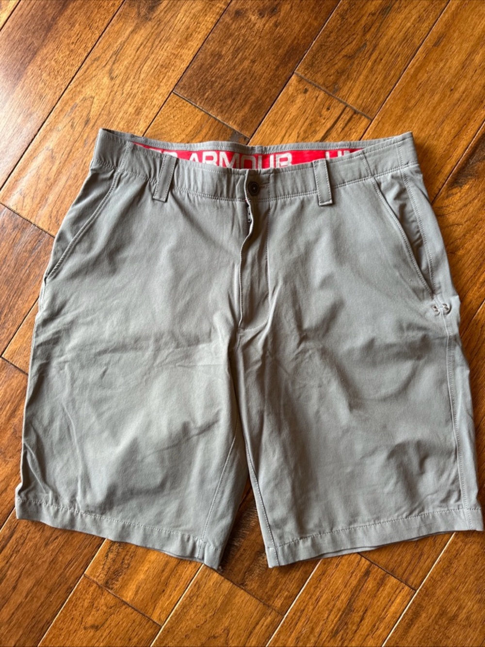 Under Armour Men's Performance Golf Shorts Gray, 4-Way Stretch, 11” Inseam 36